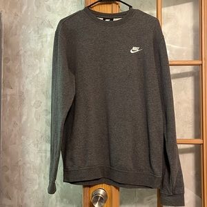 Nike Gray Crew Neck Sweatshirt